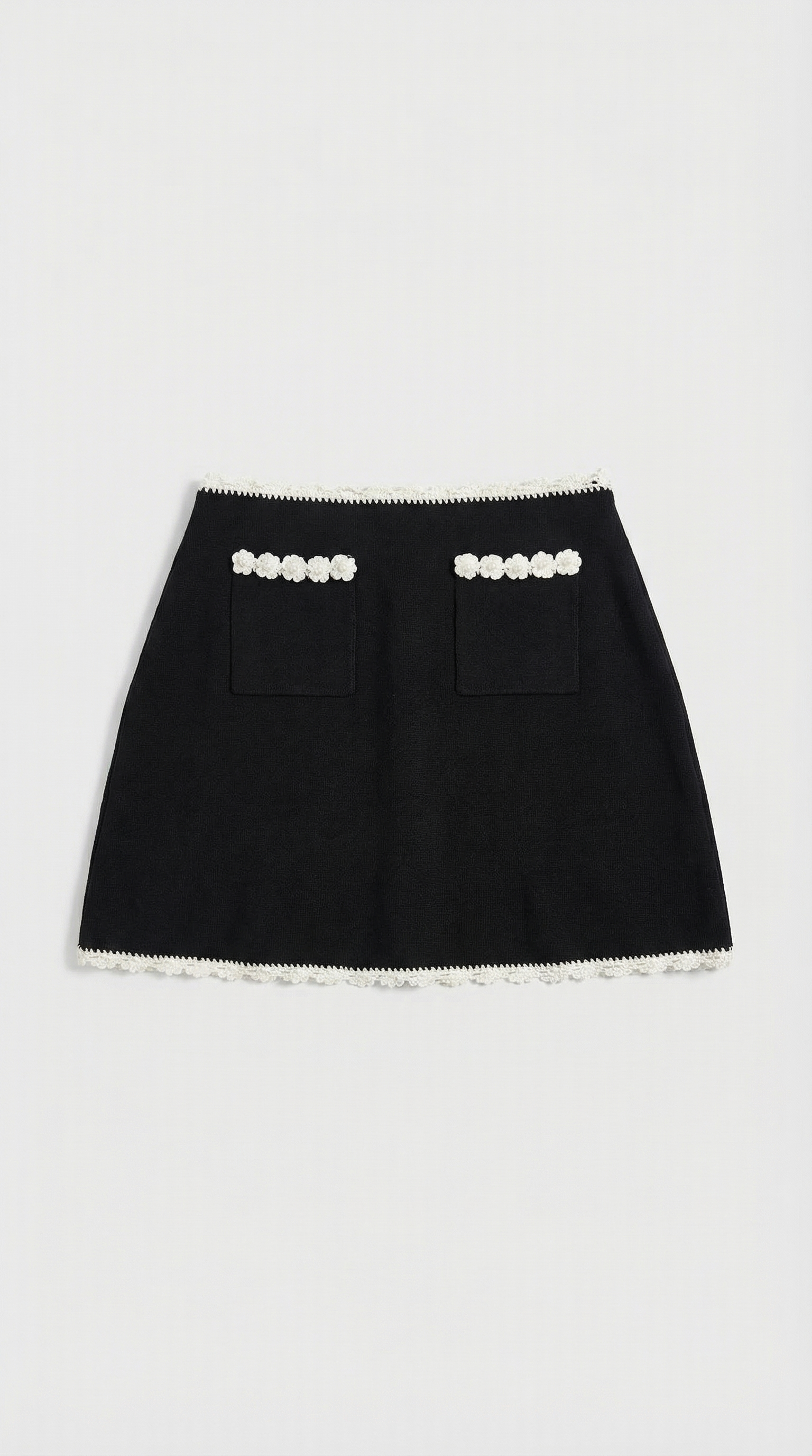 Salo - Crochet-Trimmed Knit Set