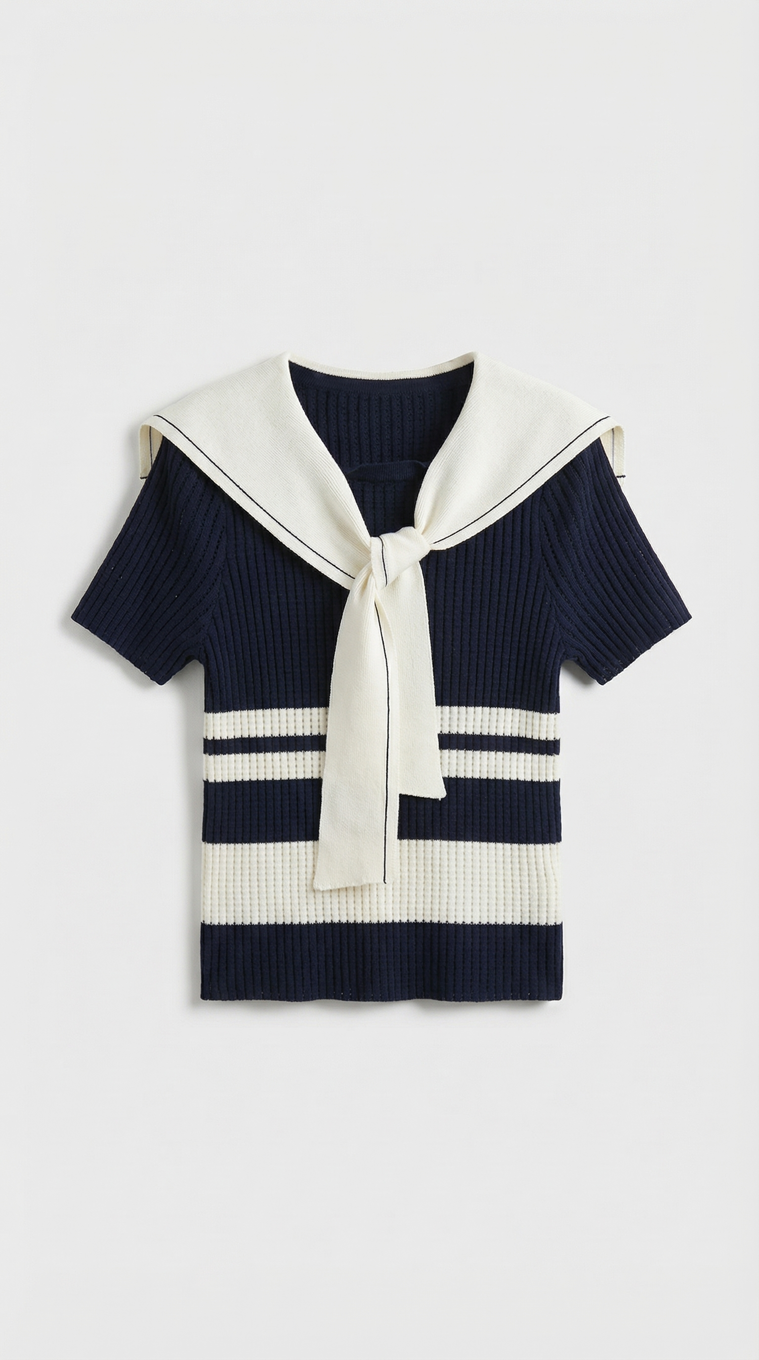 Lure - Nautical Striped Knit Top