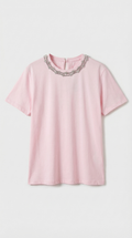 DIRA - CAMISETA DE ALGODÓN DECORADA CON CRISTALES