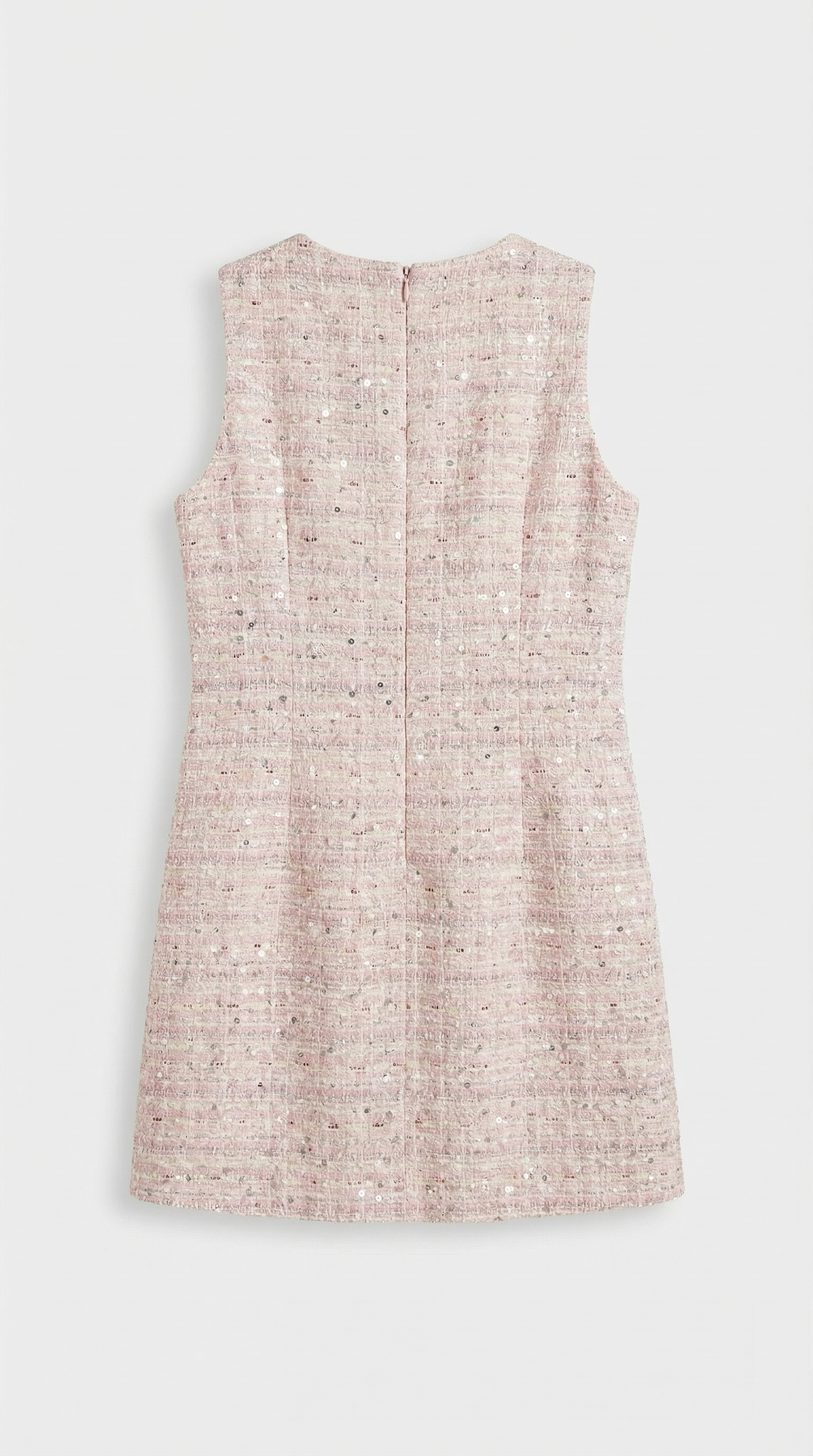 Vika - Sequin Tweed Bow-Detail Dress