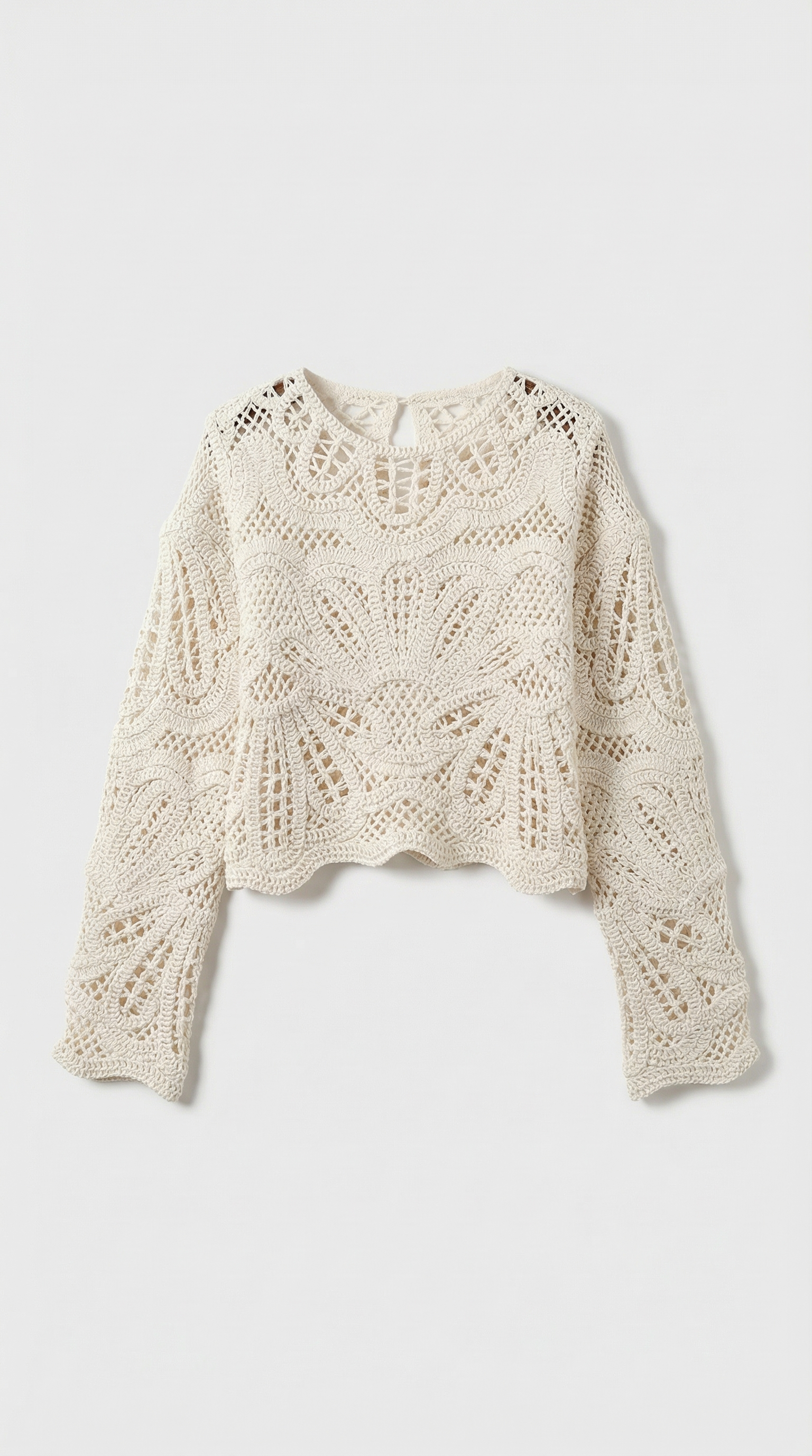 Zeka - Artisanal Crochet Lace Top