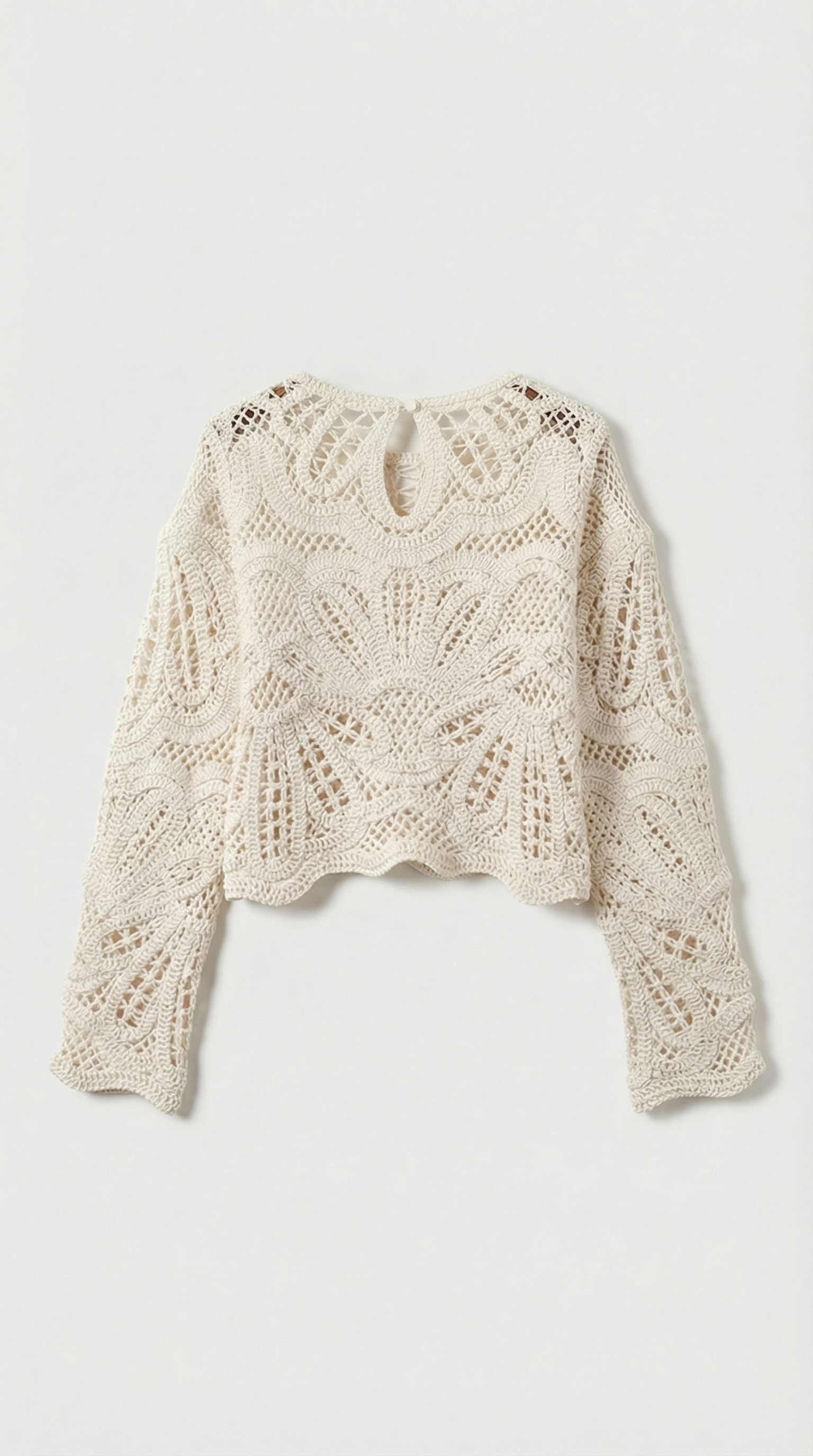 Zeka - Artisanal Crochet Lace Top