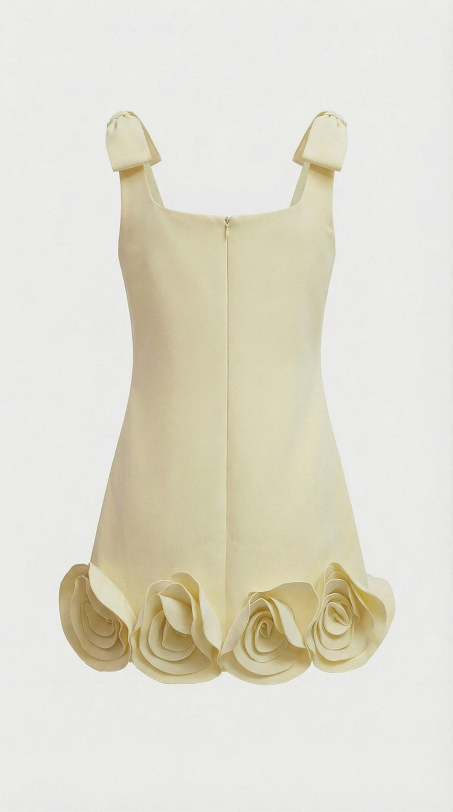 Rosa - 3D Floral Hem Mini Dress