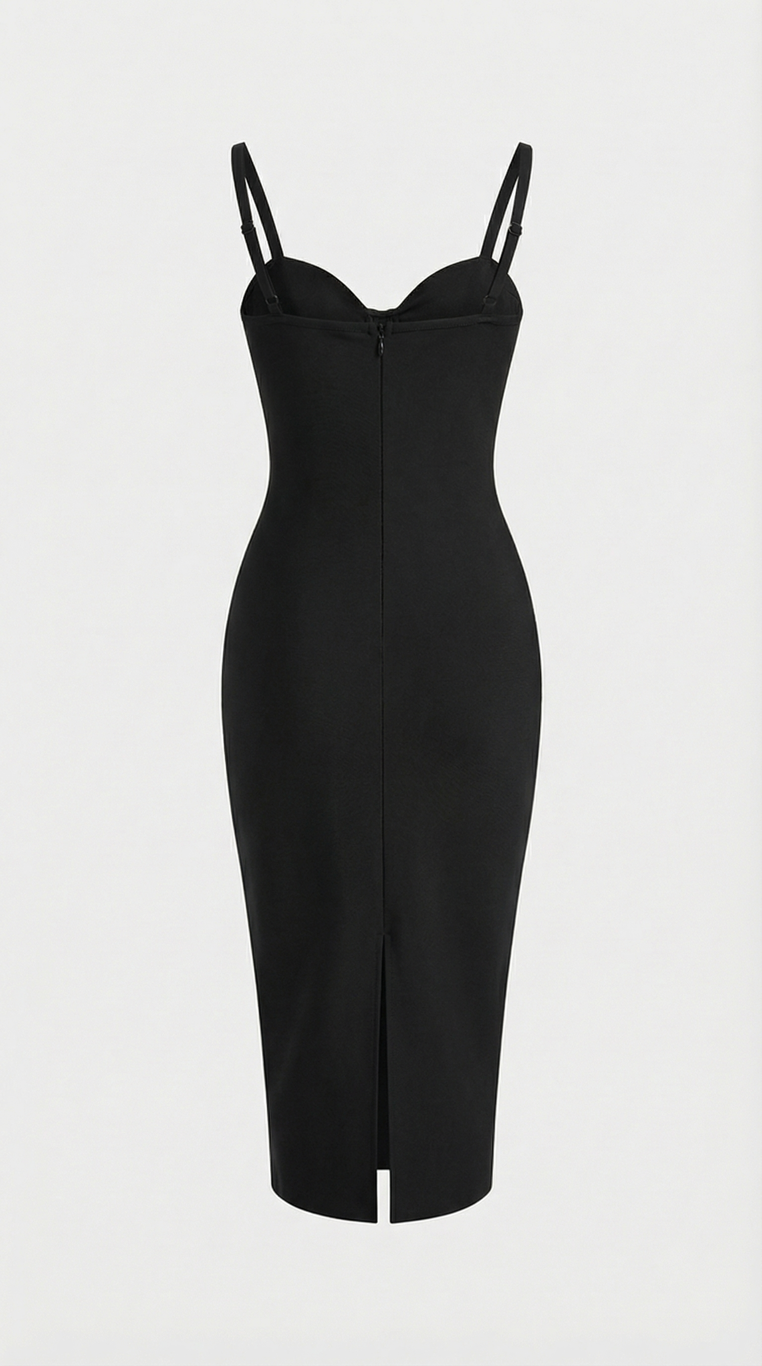 Zuno - Crystal-Embellished Bustier Midi Dress