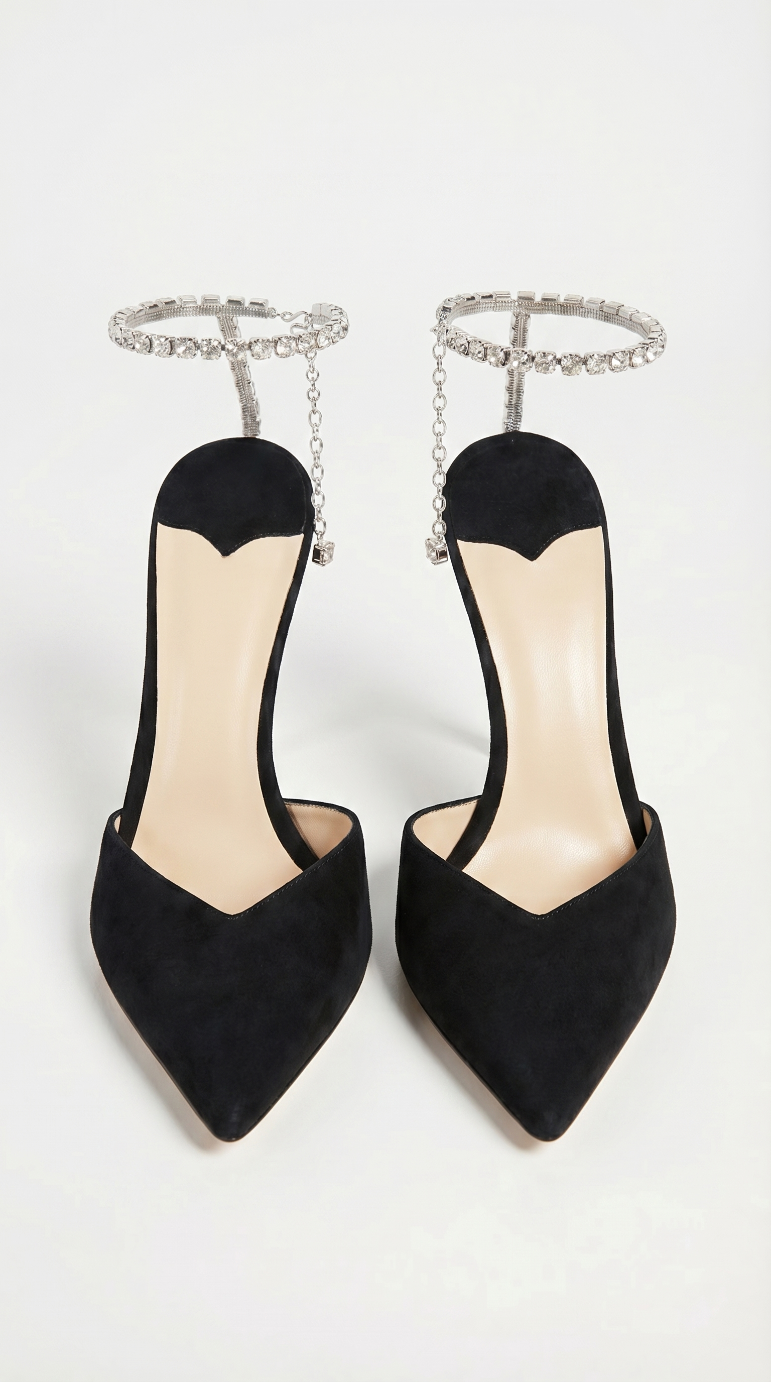 Kristine - Crystal-Chandelier Ankle-Strap Stiletto