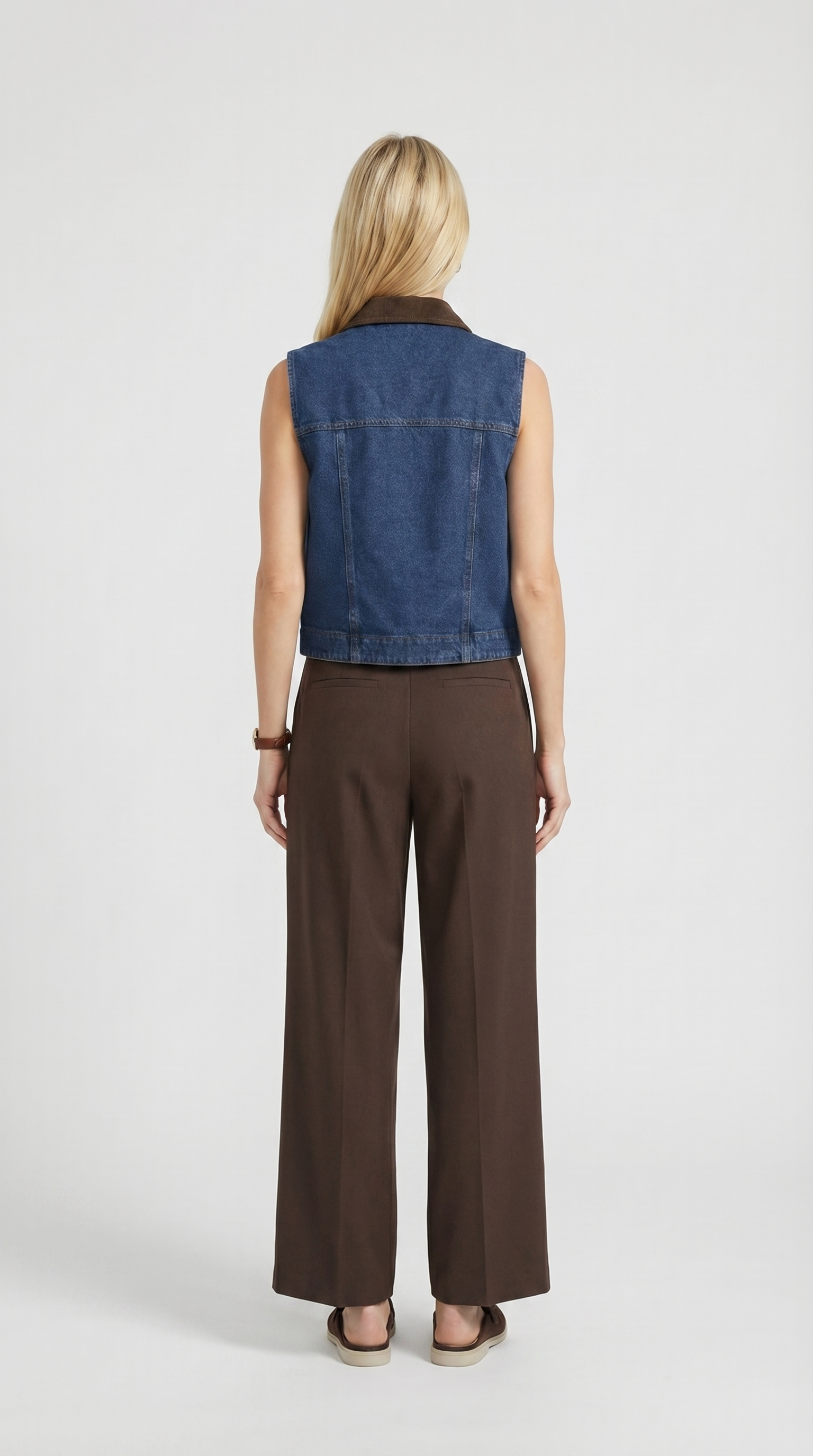 Ayu - Denim & Corduroy Heritage Vest