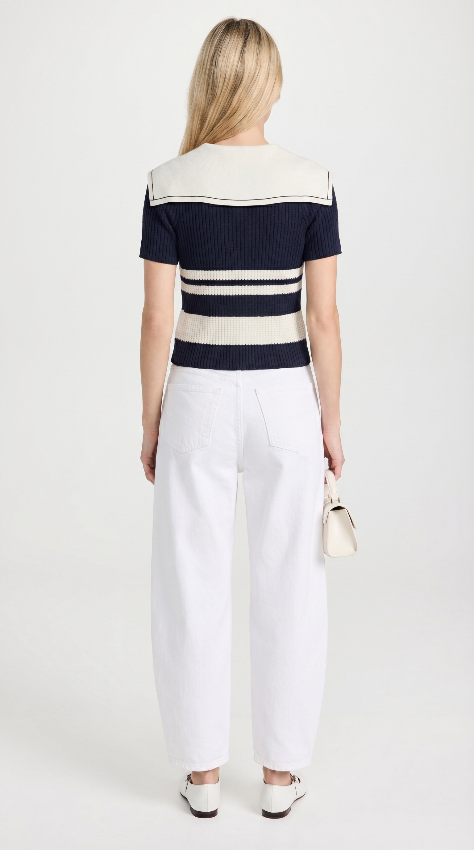 Lure - Nautical Striped Knit Top