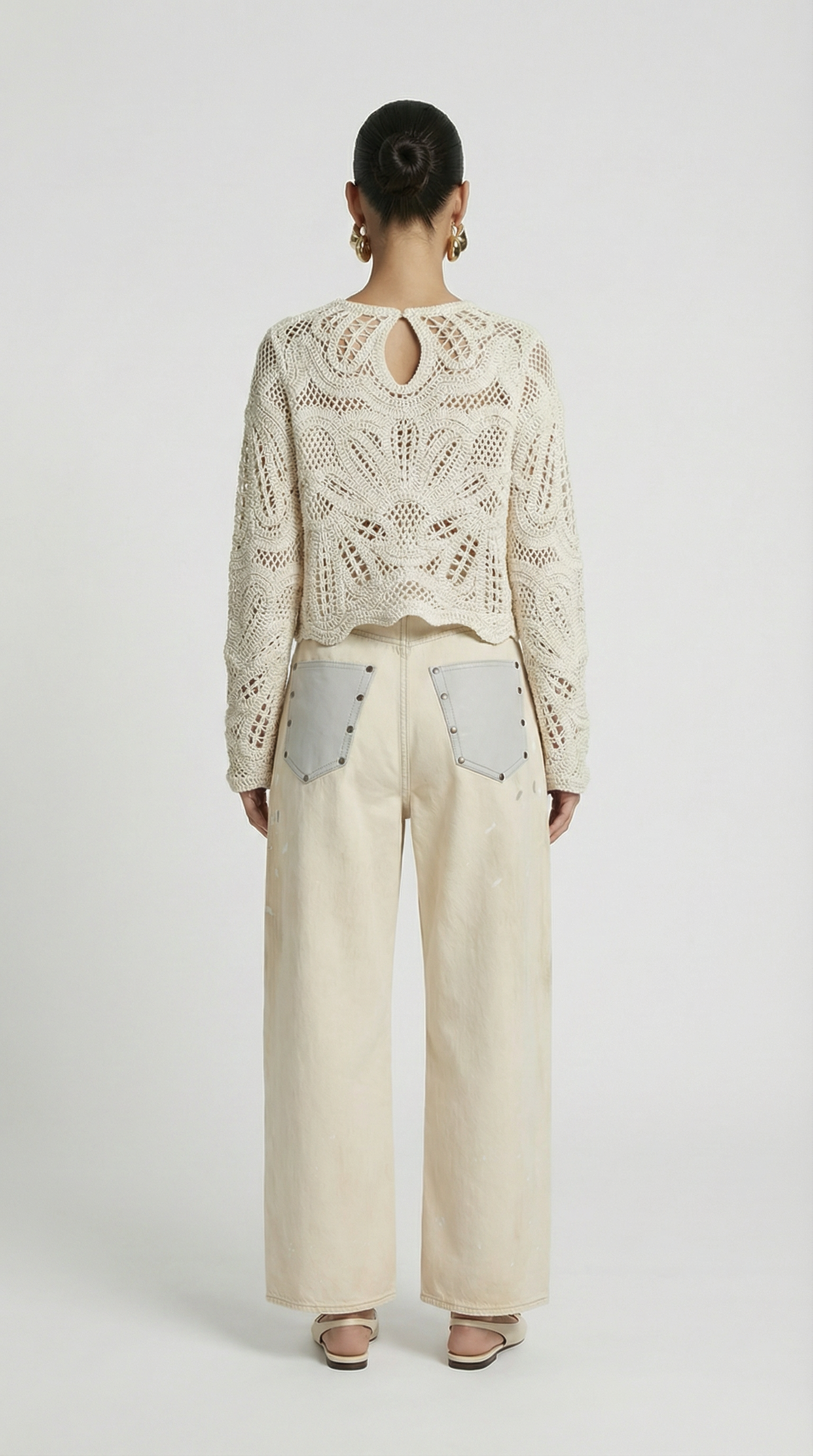 Zeka - Artisanal Crochet Lace Top