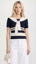 Lure - Nautical Striped Knit Top