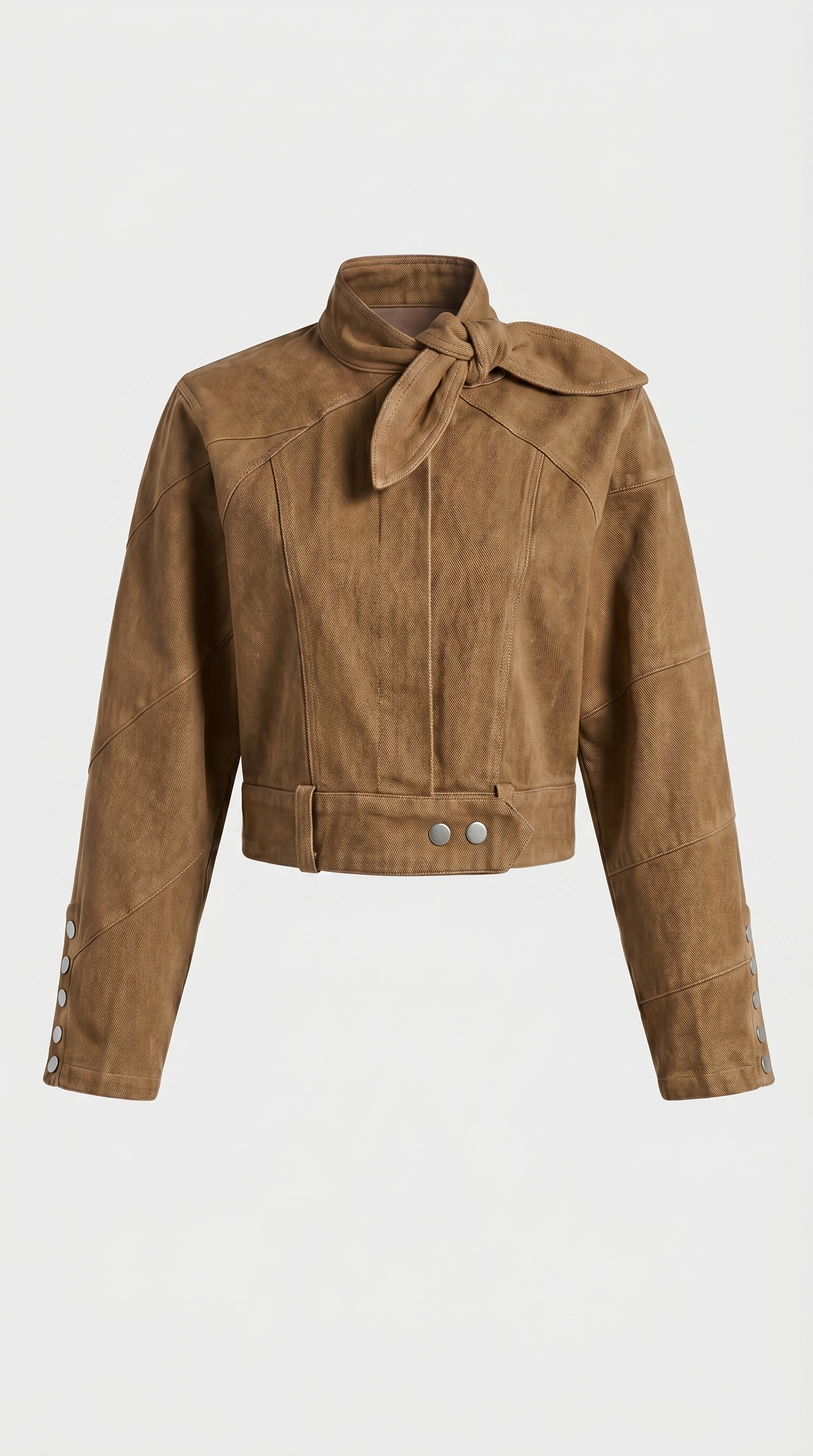 Ephira - Chaqueta recortada y conjunto de pantalones alargados de cintura alta
