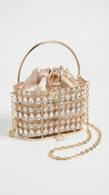 Solene - Luxury Diamond-Studded Crystal Bucket Bag