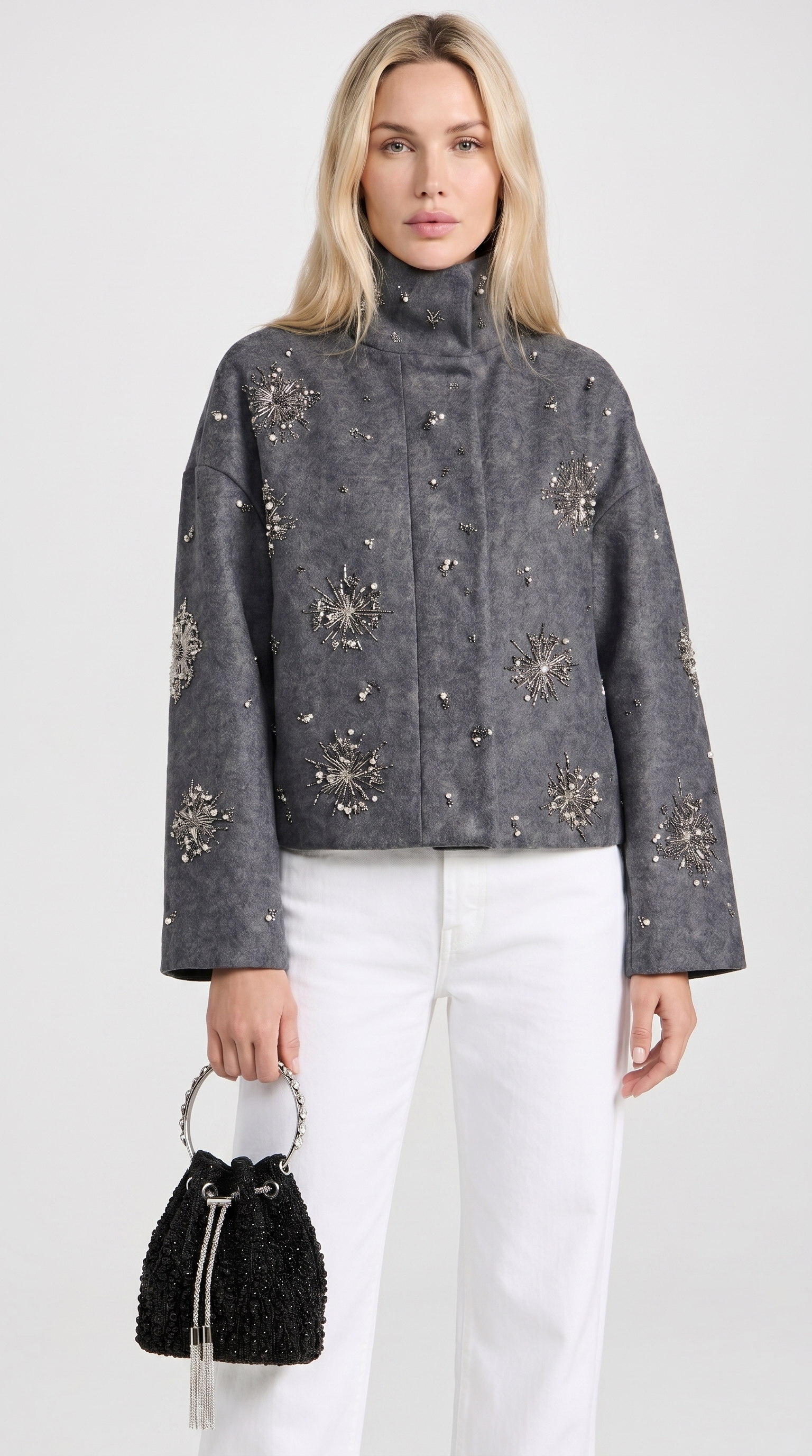 Sira - Soft Touch Wool-Blend Jacket